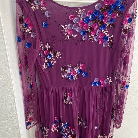 Asos embellished mesh cocktail mini dress - Picture 8 of 8